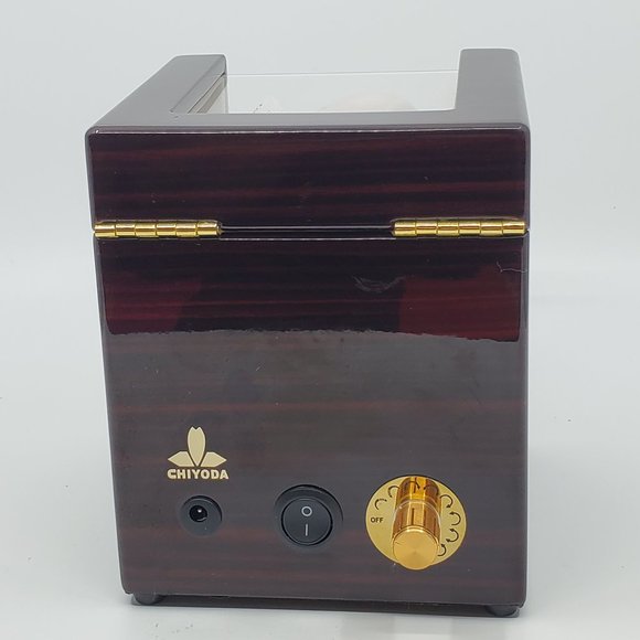 Chiyoda Automatic Single Watch Winder wood box
